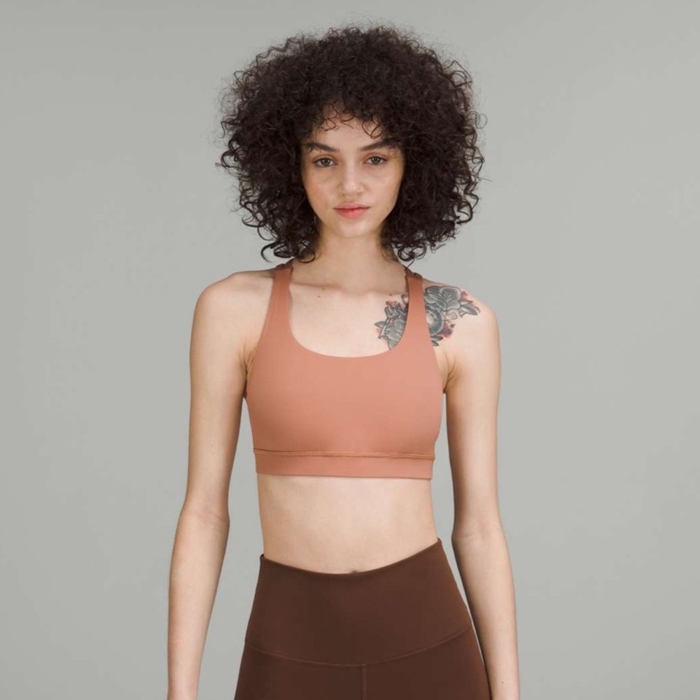 🍋NWOT. Lululemon Energy Bra *Medium Support, B–D Cups Dusty Clay